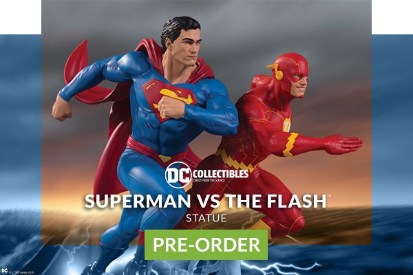 Superman VS The Flash Racing Statue (DC Collectibles)