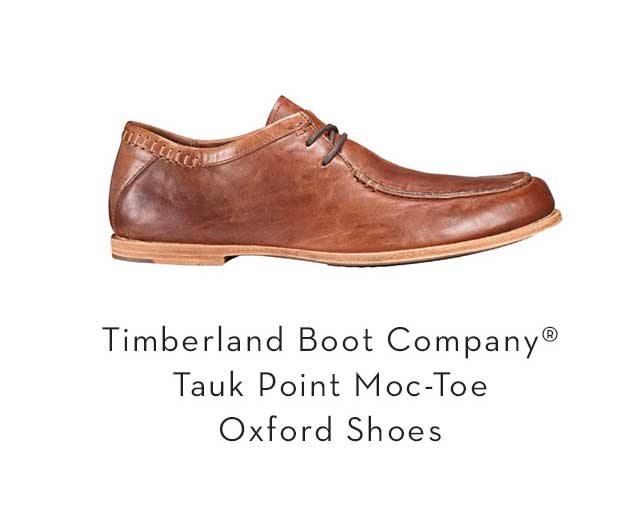 timberland tauk point moc toe derby