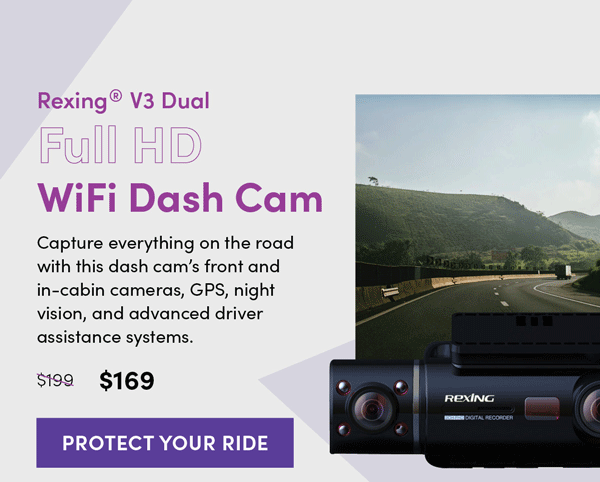 HD WiFi Dash Cam | Protect Your Ride