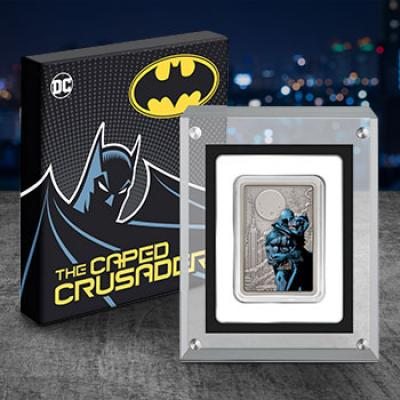 The Caped Crusader™ - The Kiss Silver Collectible by New Zealand Mint