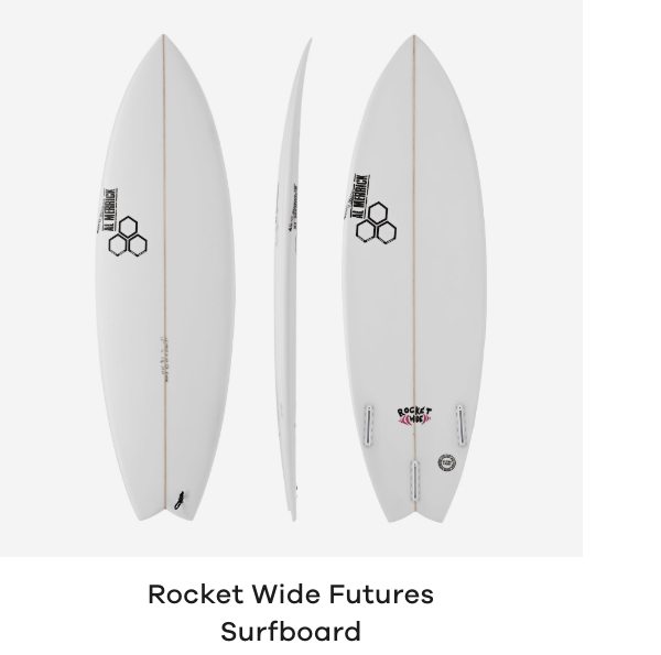 Channel Islands Rocket Wide Futures Surfboard