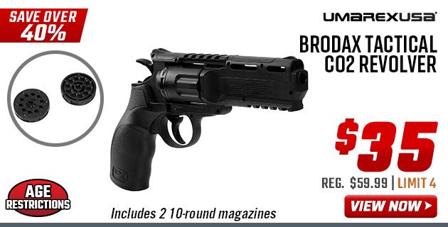 Umarex Brodax Tactical CO2 Revolver