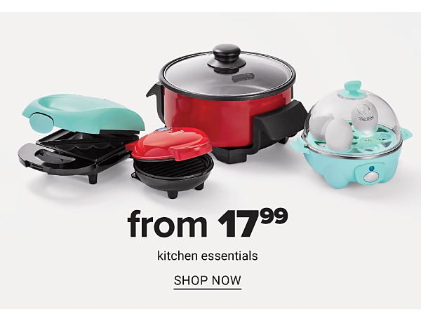 From 17.99 Kitchen Essentials - Shop Now