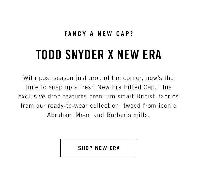 Todd Snyder x New Era Red Sox Nubby Camel Cap