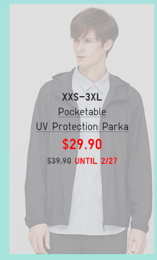 BODY3 PDD3 - POCKETABLE UV PROTECTION PARKA