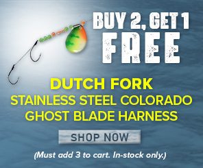 Buy 2, Get 1 Free Dutch Fork Stainless Steel Colorado Ghost Blade Harness Shop Now (Must add 3 to cart. In-stock only.)