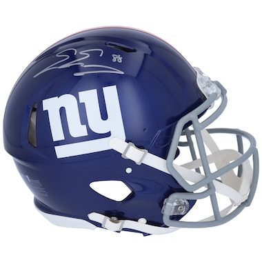 Evan Engram New York Giants Fanatics Authentic Autographed Riddell Speed Authentic Helmet
