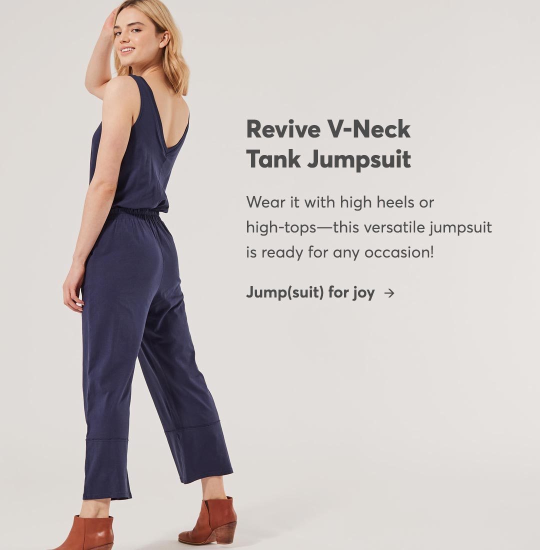 Revive V-Neck Tank Jumpsuit