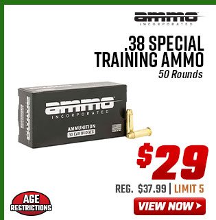 Ammo, Inc. .38 Special Training Ammo