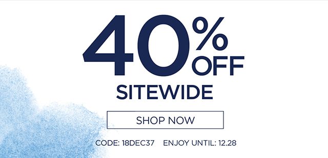 40% Off Sitewide - Shop Now