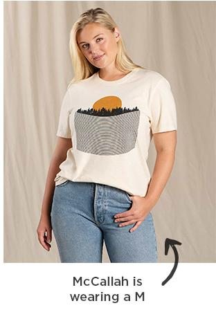 Anna in our Unisex Hemp Tee