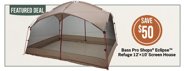 Bass Pro Shops Eclipse Refuge 12’ x 10’ Screen House