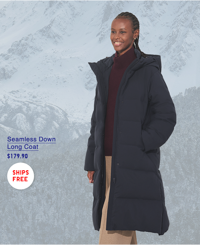 PDP3 - WOMEN SEAMLESS DOWN LONG COAT