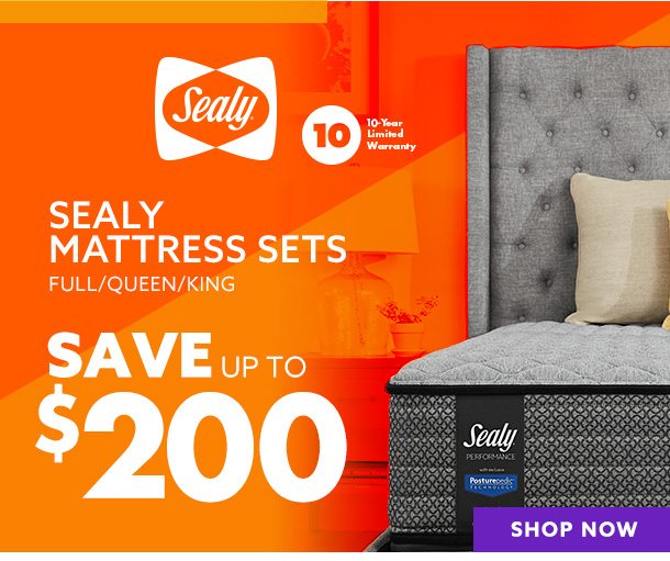 Sealy Mattress Sets save up to $200