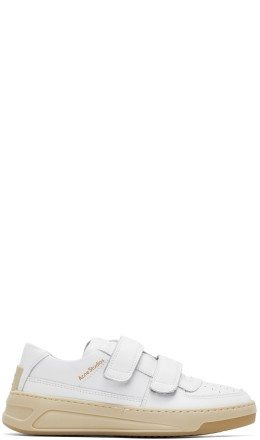 Acne Studios - White Steffey Low-Top Sneakers