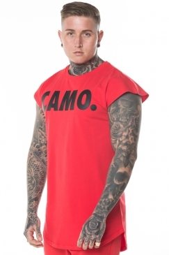 Sleeveless T-Shirt - Red