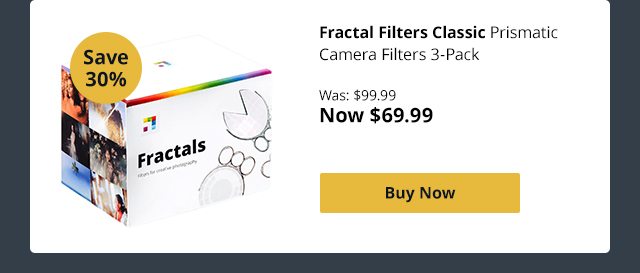 Fractal Filters Classic Prismatic Camera Filters, 3-Pack