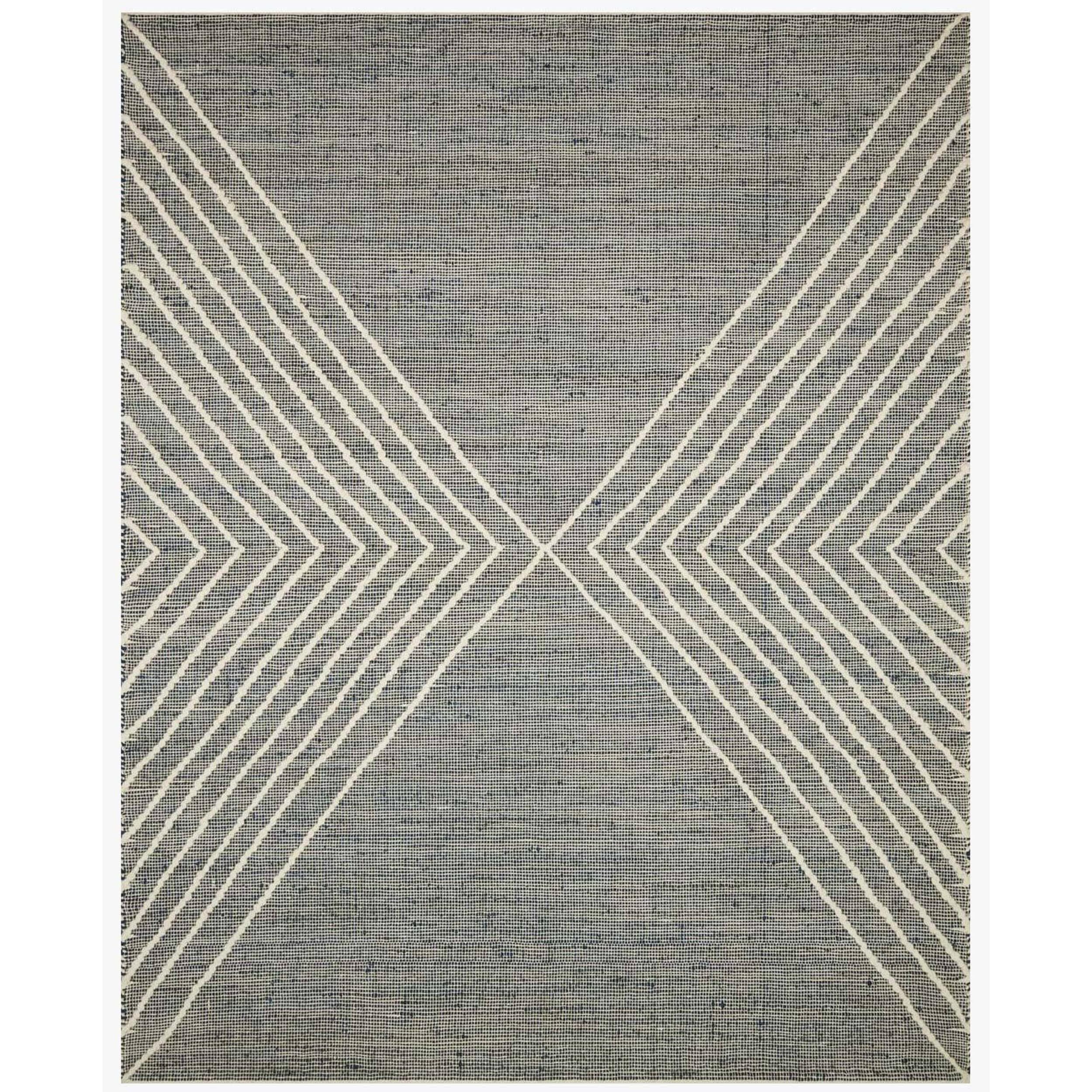 Image of Magnolia Home by Joanna Gaines x Loloi Rug Cora CRA-02, Indigo/White