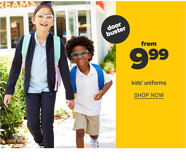 From 9.99 Kids' Uniforms - Shop Now