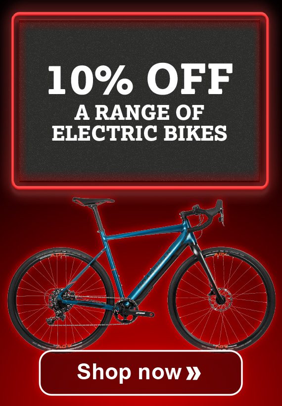 10% OFF A RANGE OF ELECTRIC BIKES