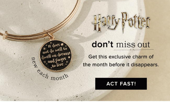 Shop the exclusive March Harry Potter bangle by Alex and Ani.