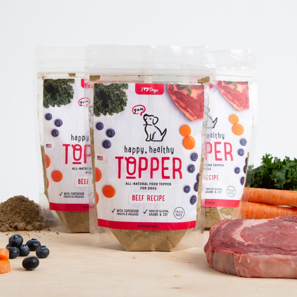 Image of Happy, Healthy™️ Nutrition Boost Beef Food Topper (8 oz Pouch, 3 Pack)
