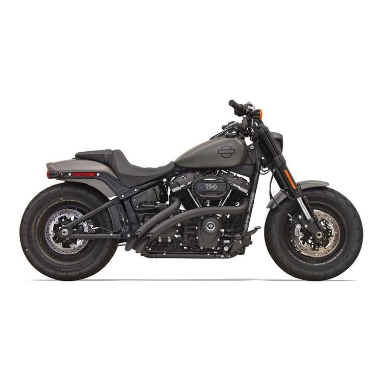 Bassani Radial Sweepers Exhaust With Heat Shields For Harley