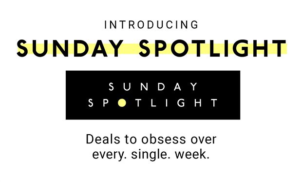 SUNDAY SPOTLIGHT