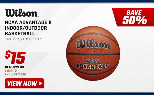 Wilson NCAA Advantage II Indoor/Outdoor Basketball