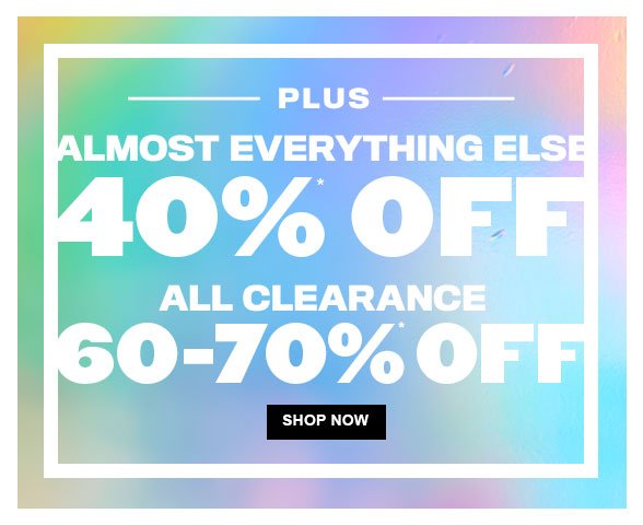 All Clearance 60-70% Off