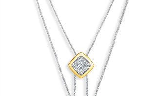 Gold Diamond Bolo