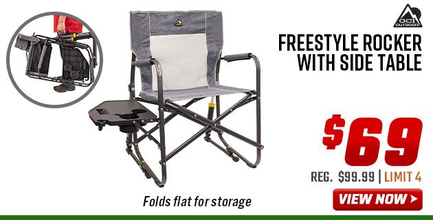 GCI Outdoor Freestyle Rocker with Side Table