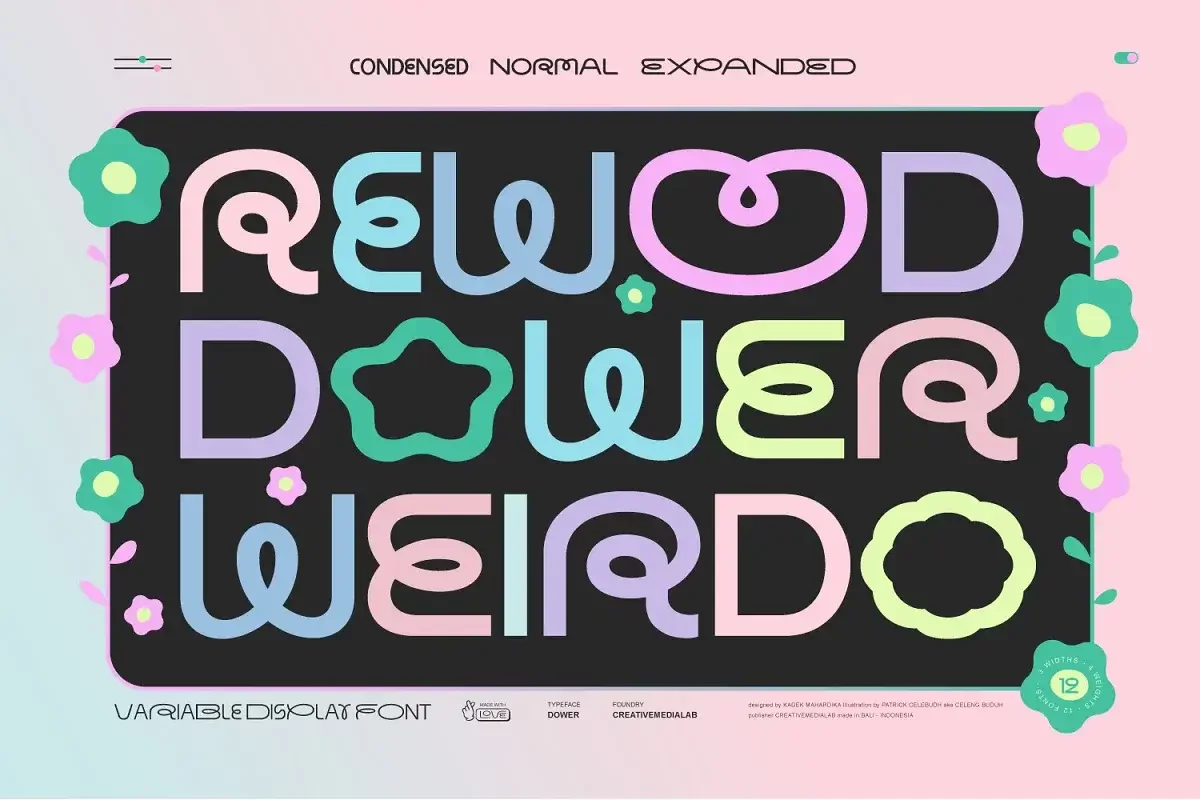 Dower - Playful display font