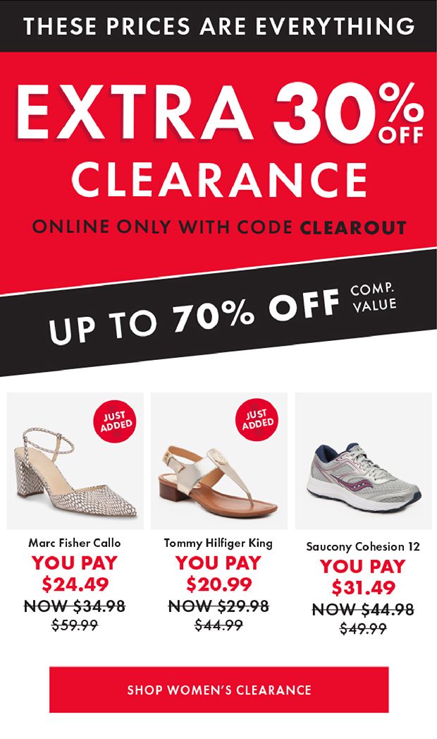 extra 30% off clearance + a FREE gift 