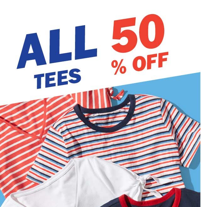 ALL TEES 50% OFF