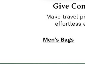 Give Convenience | Shop Men's Bags