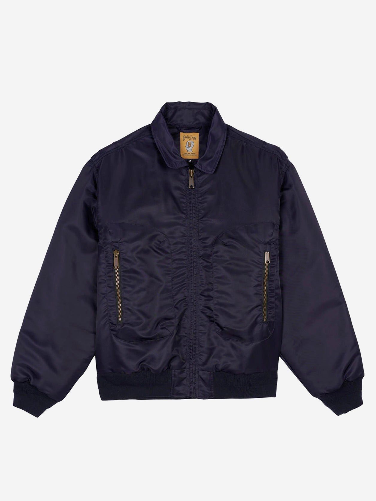 Image of Brain Dead 3D Flight Jacket - Navy