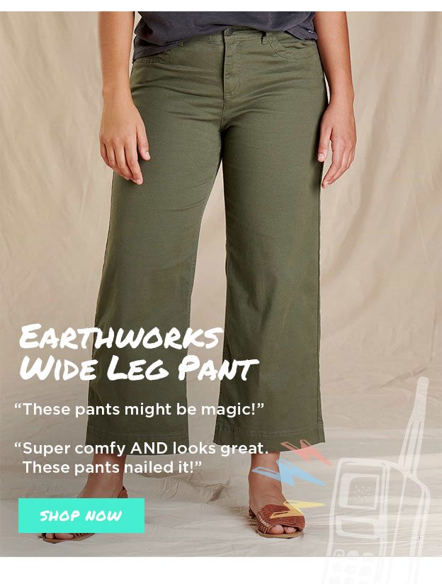 Earthworks Wide Leg Pant