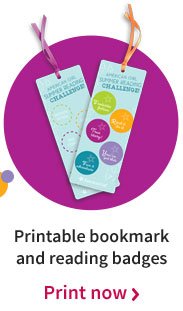 Printable bookmark and reading badges Print now >