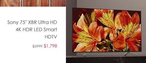 Shop Sony 75 XBR Ultra HD 4K HDR LED Smart HDTV