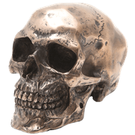 Small Bronze Skull