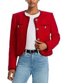 Cinq a Sept Junia Collarless Jacket