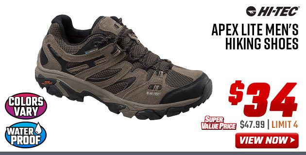 HI-TEC Apex Lite Men's Waterproof Hiking Shoes