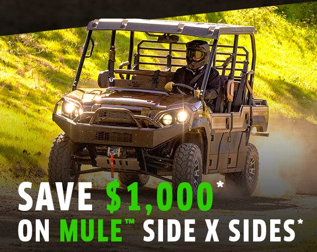 SAVE $1,000* ON MULE™ SIDE X SIDES