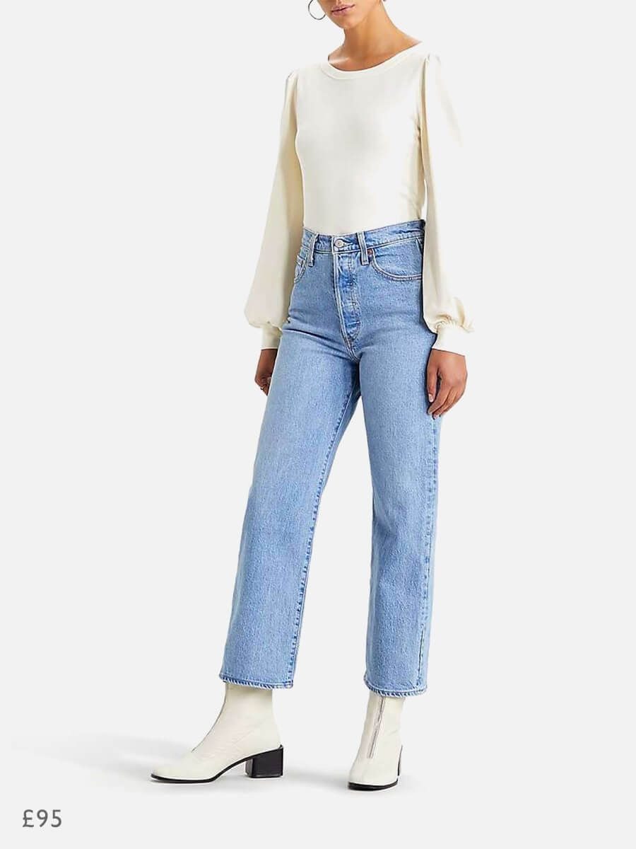 Levi's Ribcage Straight Ankle Jeans, £95