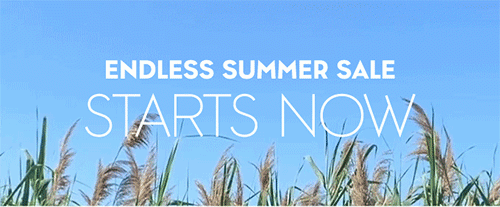 Endless Summer Sale Starts Now