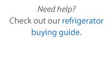 Refrigerator buying guide