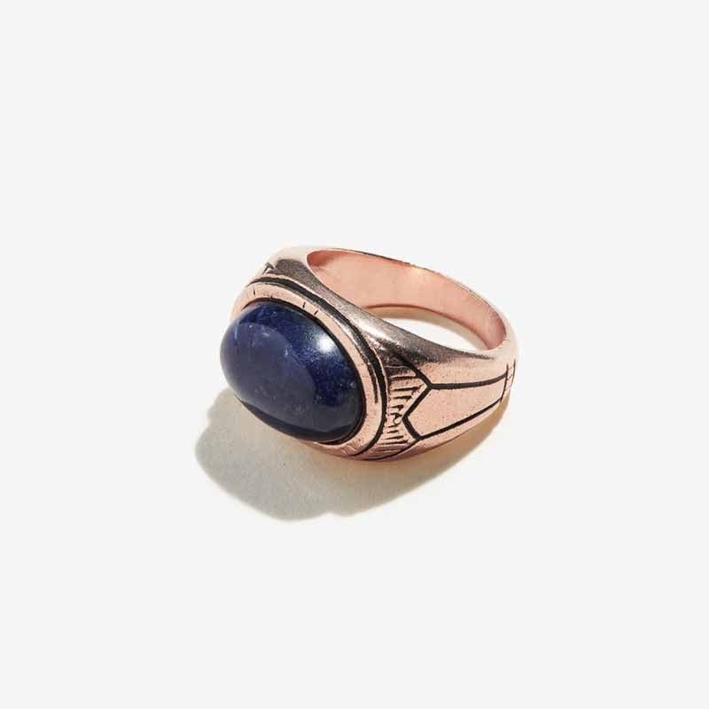 Image of Sodalite Gemstone Signet Ring