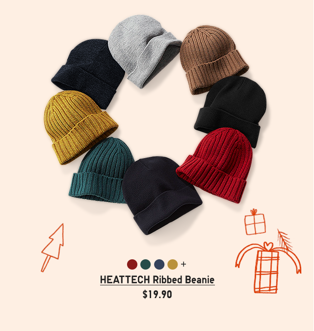 PDP11 - HEATTECH RIBBED BEANIE