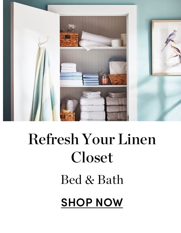 Refresh Your Linen Closet